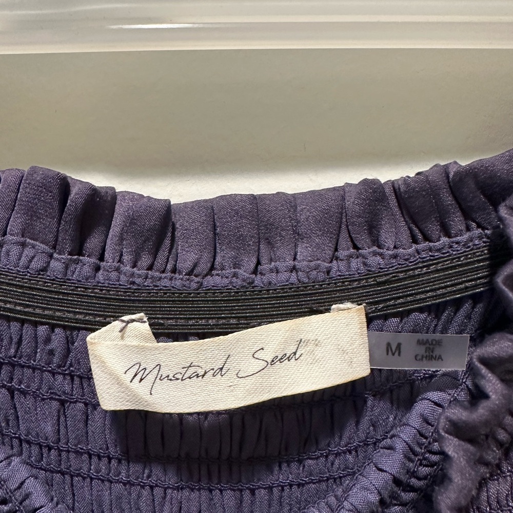 Mustard Seed Purple Ruffle Skirt
